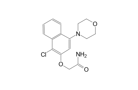 2-{[1-chloro-4-(4-morpholinyl)-2-naphthyl]oxy}acetamide