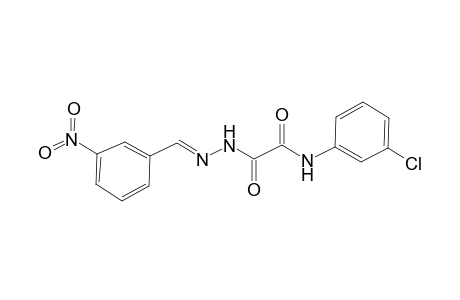 5-(m-chlorophenyl)-1-(m-nitrobenzylidene)semioxamazide