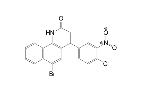 benzo[h]quinolin-2(1H)-one, 6-bromo-4-(4-chloro-3-nitrophenyl)-3,4-dihydro-