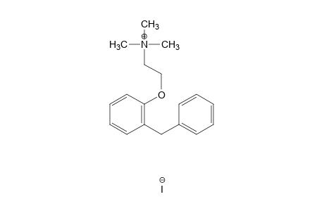 [2-(o-benzylphenoxy)ethyl]trimethylammonium iodide