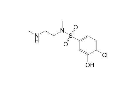 Benzenesulfonamide, 4-chloro-3-hydroxy-N-methyl-N-[2-(methylamino)ethyl]-