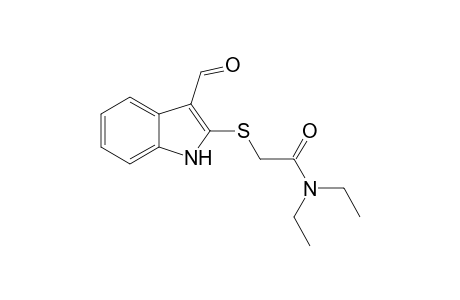 N,N-diethyl-2-[(3-formyl-1H-indol-2-yl)sulfanyl]acetamide