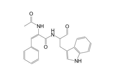 2-propenamide, 2-(acetylamino)-N-[1-formyl-2-(1H-indol-3-yl)ethyl]-3-phenyl-, (2E)-