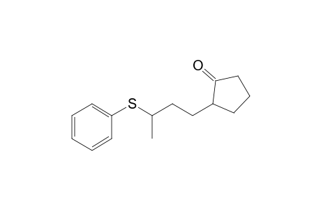 2-(3-Methyl-3-(phenylthio)propyl)cyclopentanone