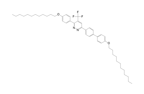 6-(4'-Dodecyloxybiphenyl-4-yl)-3-(4-dodecyloxyphenyl)-4-trifluoromethyl-pyridazine