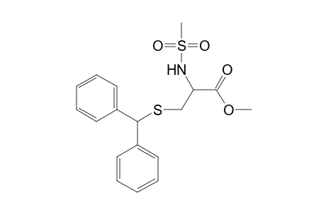 L-3-[(diphenylmethyl)thio]-N-(methylsulfonyl)alanine, methyl ester