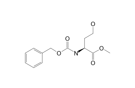 Methyl (2S)-2-[N-(benzyloxycarbonyl)amino]-4-hydroxybutyrate