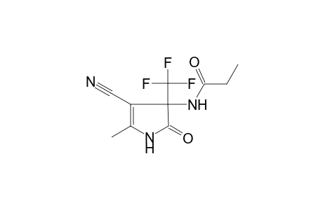 N-[4-cyano-5-methyl-2-oxo-3-(trifluoromethyl)-2,3-dihydro-1H-pyrrol-3-yl]propanamide