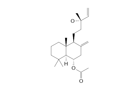 (+)-(1S,4S,4ar,8as)-4-((3S)-3-hydroxy-3-methyl-4-pentenyl)-4A,8,8-trimethyl-3-methylenedecahydro-1-naphthalenyl acetate