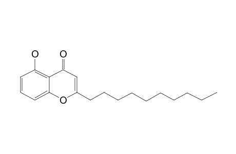 Chrom-5-ol-4-one, 2-decyl-