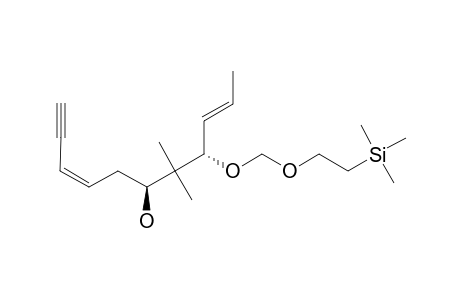 (3Z,6S,8S,9E)-7,7-dimethyl-8-(2-trimethylsilylethoxymethoxy)undeca-3,9-dien-1-yn-6-ol