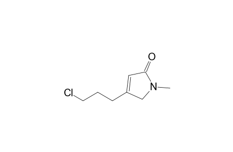 4-(3-chloropropyl)-1-methyl-3-pyrrolin-2-one