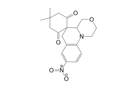 4',4'-dimethyl-8-nitro-2,4,4a,6-tetrahydro-1H-spiro[[1,4]oxazino[4,3-a]quinoline-5,1'-cyclohexane]-2',6'-dione