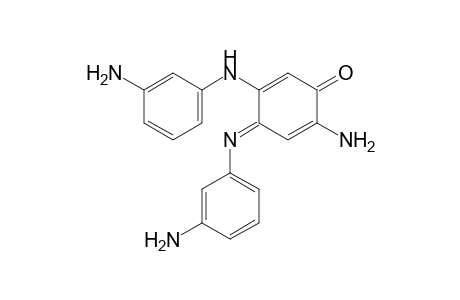 2-Amino-5-[(3'-aminophenyl)amino]-4-[(3"-aminophenyl)imino]-2,5-cyclohexadien-1-one