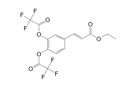 Ethyl trans-caffeate, bis(trifluoroacetate)