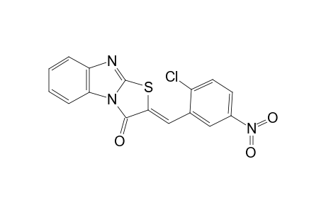 Thiazolo[3, 2-a]benzimidazol-3(2H)-one, 2-(2-chloro-5-nitrobenzylideno)-