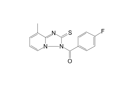 (4-Fluorophenyl)(8-methyl-2-thioxo-2H-[1,2,4]triazolo[1,5-a]pyridin-3-yl)methanone