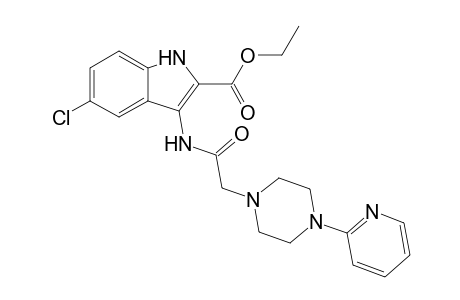 ethyl 5-chloro-3-({[4-(2-pyridinyl)-1-piperazinyl]acetyl}amino)-1H-indole-2-carboxylate