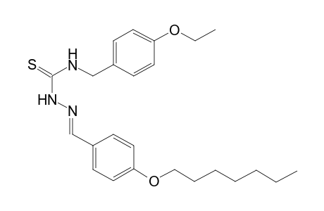 4-(heptyloxy)benzaldehyde N-(4-ethoxybenzyl)thiosemicarbazone