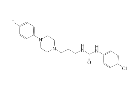 urea, N-(4-chlorophenyl)-N'-[3-[4-(4-fluorophenyl)-1-piperazinyl]propyl]-