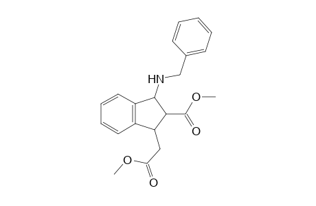 Methyl 1-(benzylamino)-3-[(methoxycarbonyl)methyl]-2-indanecarboxylate