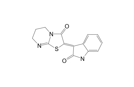 2-(2-Oxo-1,2-dihydroindol-3-ylidene)-6,7-dihydro-5H-thiazolo[3,2-a]pyrimidin-3-one