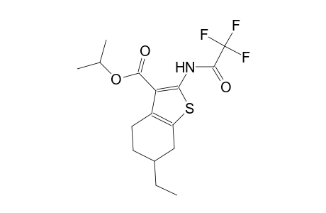 isopropyl 6-ethyl-2-[(trifluoroacetyl)amino]-4,5,6,7-tetrahydro-1-benzothiophene-3-carboxylate