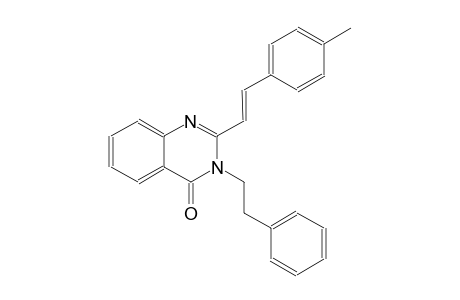 2-[(E)-2-(4-methylphenyl)ethenyl]-3-(2-phenylethyl)-4(3H)-quinazolinone