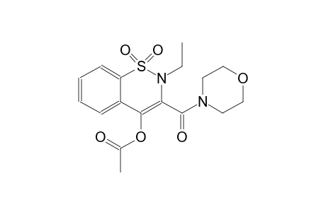 2H-1,2-benzothiazin-4-ol, 2-ethyl-3-(4-morpholinylcarbonyl)-, acetate (ester), 1,1-dioxide