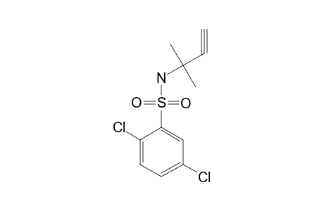 2,5-dichloro-N-(1,1-dimethyl-2-propynyl)benzenesulfonamide