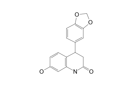 4-(2H-1,3-Benzodioxol-5-yl)-7-hydroxy-3,4-dihydro-1H-quinolin-2-one