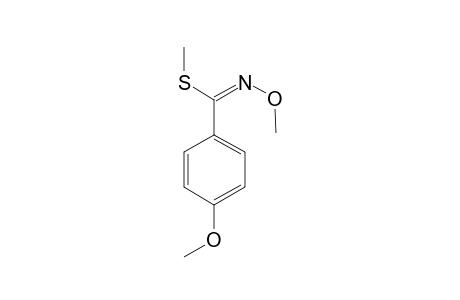 METHYL-(E)-4-METHOXY-O-METHYL-BENZOTHIOHYDROXIMATE