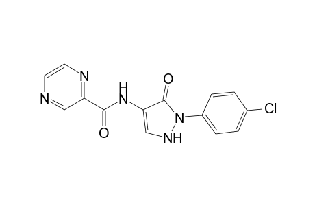 N-[1-(4-chlorophenyl)-5-keto-3-pyrazolin-4-yl]pyrazinamide