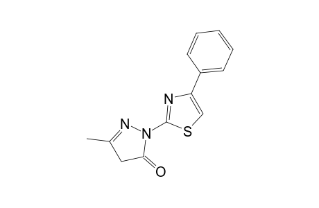 1-(4-PHENYL-2-THIAZOLYL)-3-METHYL-5-HYDROXYPYRAZOLE;TAUTOMER-#1