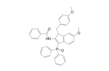N-(3-(Diphenylphosphoryl)-6-methoxy-1-(4-methoxybenzyl)-1H-inden-2-yl)benzamide
