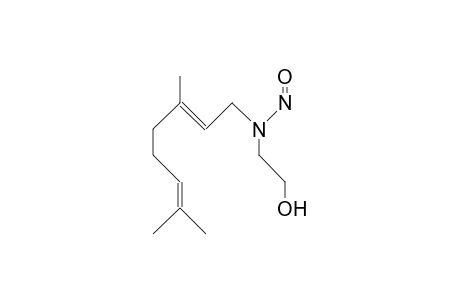 (E)-N-Nitroso-2-(3,7-dimethyl-trans-2,6-octadienyl)amino-ethanol