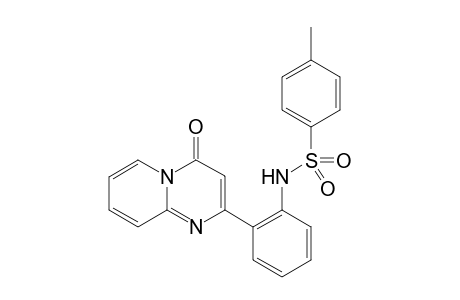 4-Methyl-N-{2-(4-oxo-4H-pyrido[1,2-a]pyrimidin-2-yl)phenyl}benzenesulfonamide