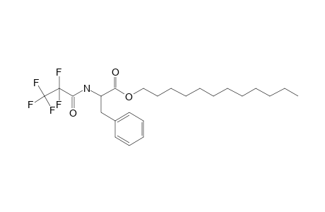 L-Phenylalanine, N-pentafluoropropionyl-, dodecyl ester