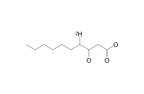 (3RS,4RS)-[4-(2)-H]-3-HYDROXYDECANOIC-ACID;SINGLY-LABELED