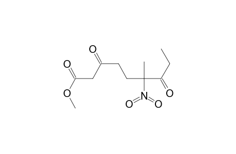 Nonanoic acid, 6-methyl-6-nitro-3,7-dioxo-, methyl ester