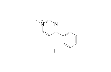 1-methyl-4-phenylpyrimidinium iodide