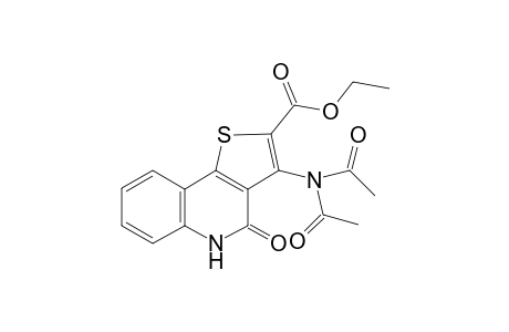 Ethyl 3-(N.N-diacetylamino)-4-oxo-5(4H)-thieno[3,2-c]quinoline-2-carboxylate