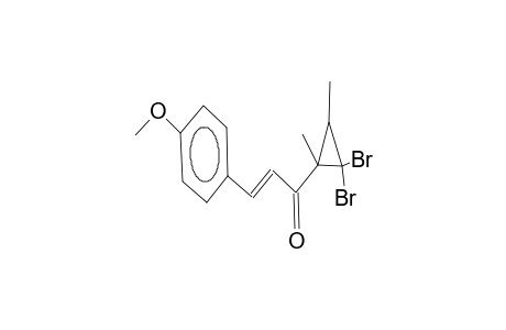 (4-methoxystyryl)(1,3-dimethyl-2,2-dibromocyclopropyl)methanone