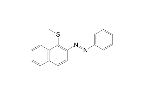 1-(methylthio)-2-phenylazonaphthalene