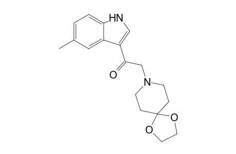 2-(1,4-dioxa-8-azaspiro[4.5]dec-8-yl)-1-(5-methyl-1H-indol-3-yl)ethanone