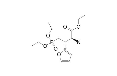 ETHYL-(2R,3S)-2-AMINO-3-(FURAN-2-YL)-4-(DIETHOXYPHOSPHORYL)-BUTANOATE