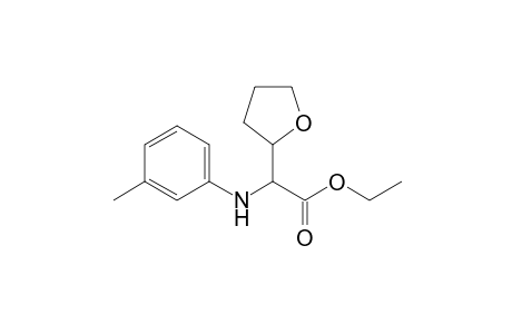 Ethyl 2-(tetrahydrofuran-2-yl)-2-(m-tolylamino)acetate