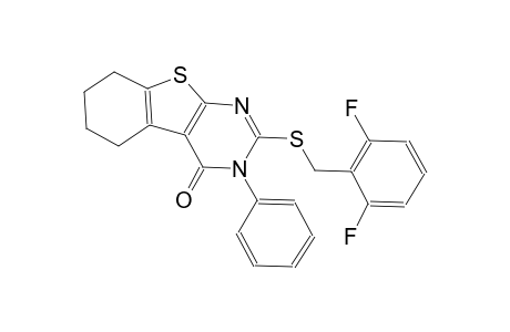 2-[(2,6-difluorobenzyl)sulfanyl]-3-phenyl-5,6,7,8-tetrahydro[1]benzothieno[2,3-d]pyrimidin-4(3H)-one