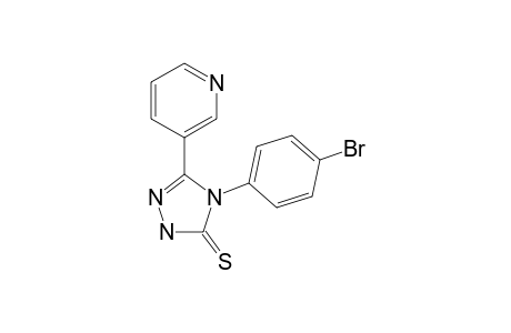 3H-1,2,4-Triazole-3-thione, 4-(4-bromophenyl)-2,4-dihydro-5-(3-pyridinyl)-