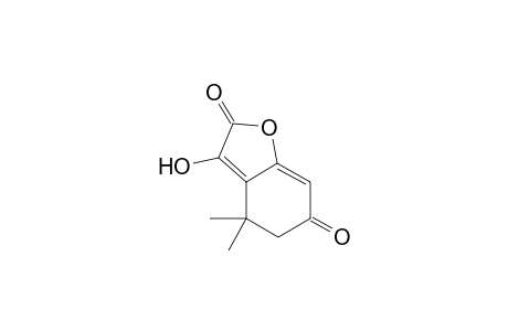 7-Hydroxy-9-oxa-5,5-dimethylbicyclo[4.3.0]nona-1-6-dien-3,8-dione